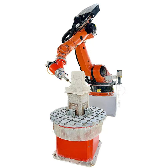 Robot CNC Arm For Carving Stone Marble Wood EPS Stone 3D Sculpture mould CNC Milling robot