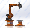New 7 Axis KUKA210 Robotic Milling System For Marble Granite Engraving With Rotary Table